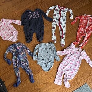 Little Sleepies Colorful Kids Footies Collection